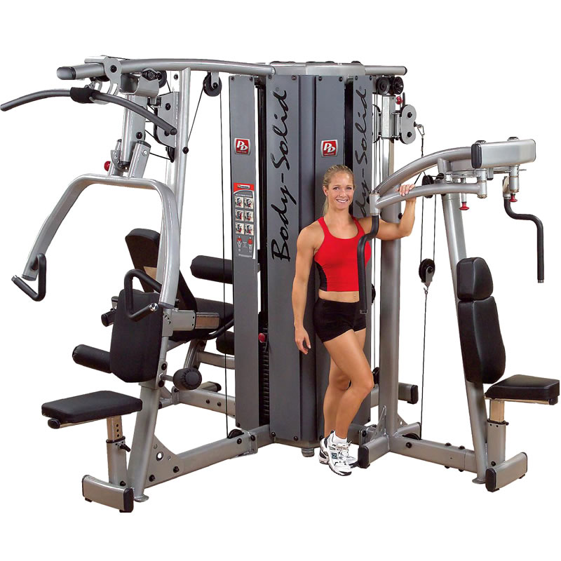 Body-Solid頂級四站多功能綜合訓練器 DGYM-S-4