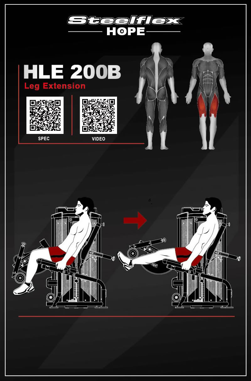 Steelflex HLE200B 坐姿踢腿訓(xùn)練器